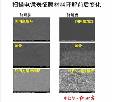 扫描电镜下的膜材料降解对比，香蕉视频污污下载香蕉视频污版在线观看包膜完胜，更环保，更绿色